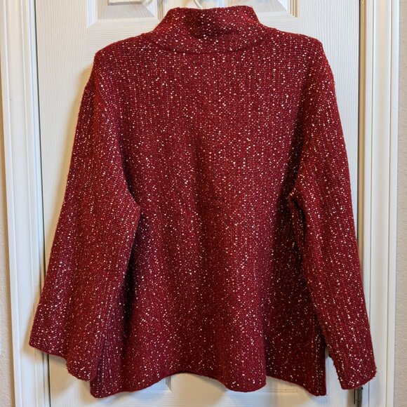 Habitat Confetti Funnel Neck Pullover Loose Fit Sweater - Picture 2 of 13